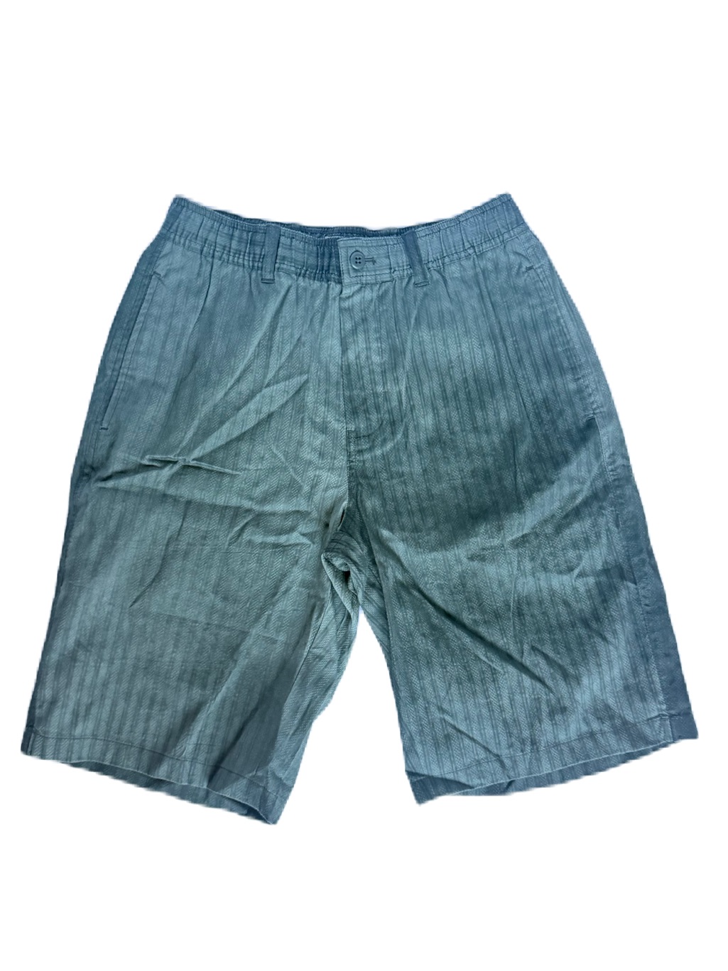 Todd Snyder Green Stripe Relaxed Short Cotton Silk Blend Nwt